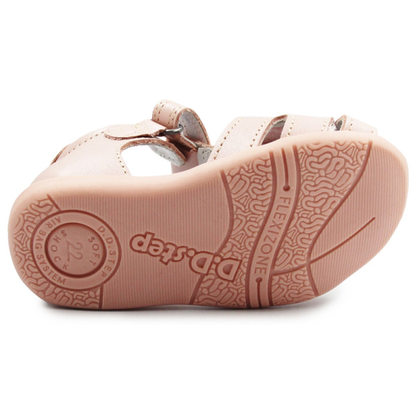 Sandały Dla Dziewczynki Różowe z Misiem DD STEP G075-51284D Baby Pink