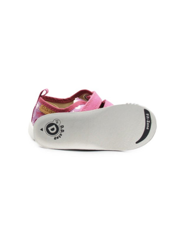 Trampki Do Szkoły i Przedszkola Dla Dziewczynki Na Rzep DD STEP C100-61432 Daisy Pink