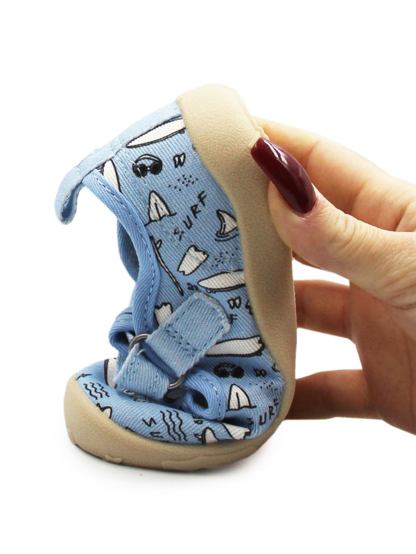 Trampki Do Przedszkola Dla Chłopczyka Niebieskie DD STEP C086-61137A Aero Blue