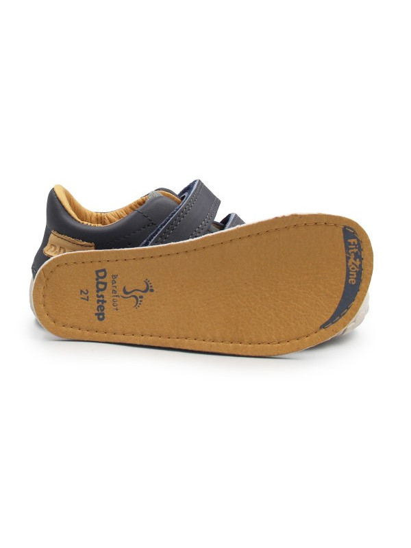 Buty Na Jesień Granatowe Dla Chłopczyka Barefoot DD STEP S073-61950BM Royal Blue