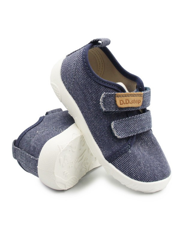Kapcie Dziecięce Do Szkoły Barefoot Trampki DD STEP C086-61763AM Royal Blue