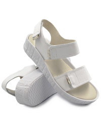 Sandały damskie ze skóry naturalnej na lato Helios 136