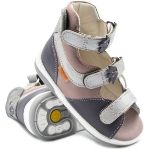 Letnie sandały dla dziewczynek ze skóry naturalnej MEMO KOALA