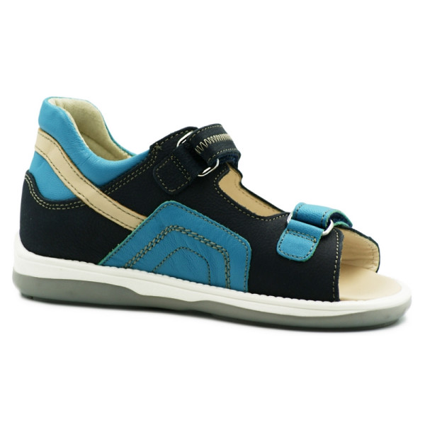 Sandałki korekcyjne dla dziecka na lato do przedszkola MEMO Szafir