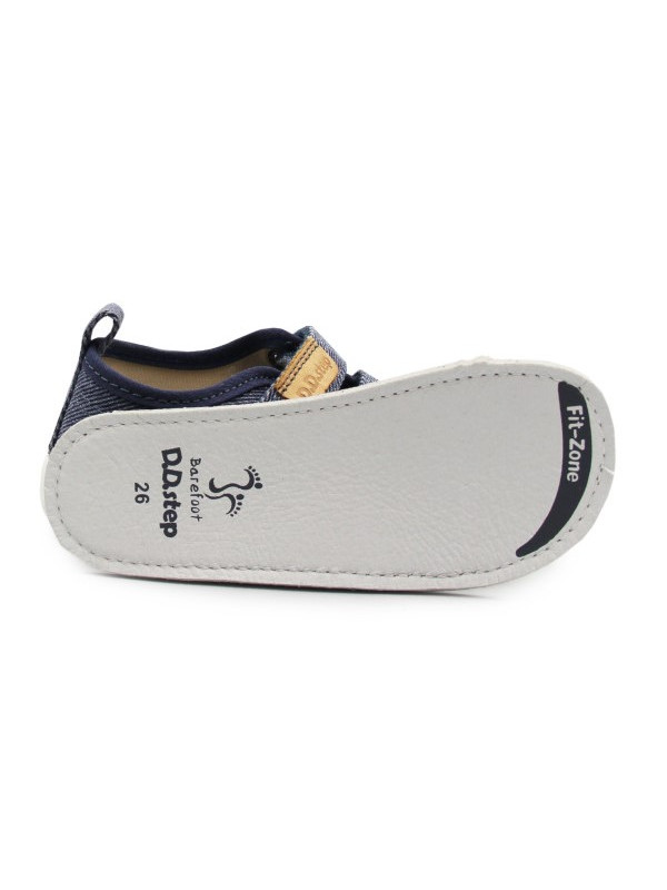 Kapcie Dziecięce Do Szkoły Barefoot Trampki DD STEP C086-61763AM Royal Blue