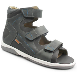 Wysokie sandały dla chłopca ze skóry naturalnej na lato MEMO LUKAS