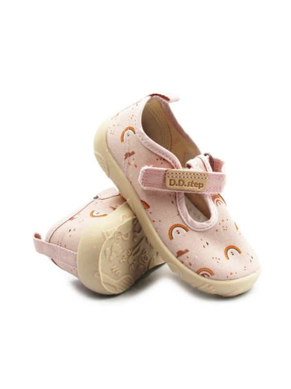 Buty Do Przedszkola Dla Dziewczynki Pudrowy Róż Barefoot DD STEP C086-61991 Baby Pink