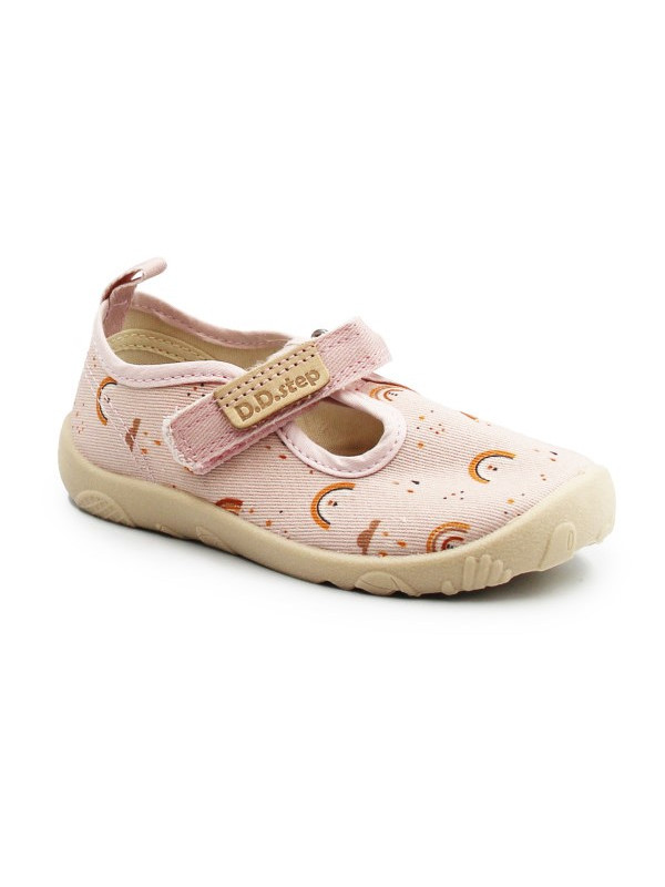 Buty Do Przedszkola Dla Dziewczynki Pudrowy Róż Barefoot DD STEP C086-61991 Baby Pink