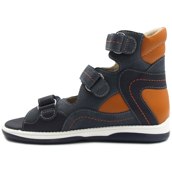 Sandały profilaktyczne z wysokim zapiętkiem na lato MEMO MICHAEL