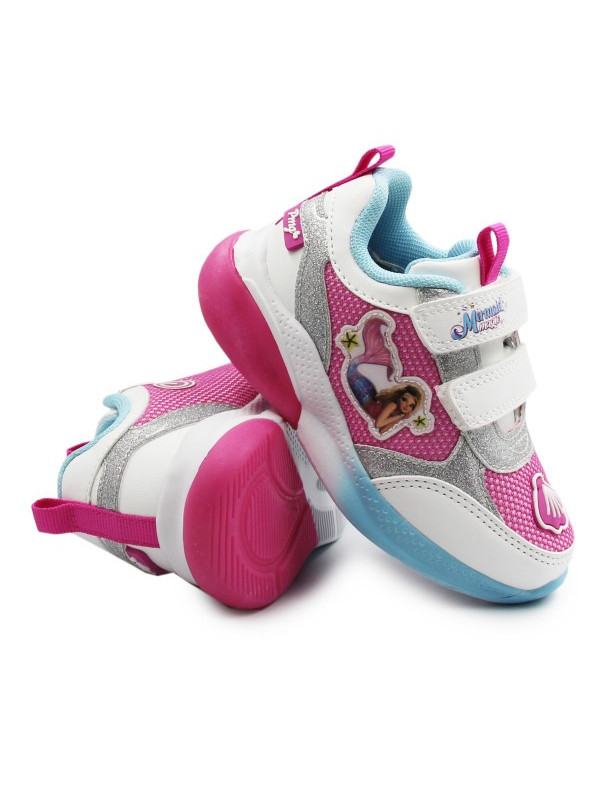 Buty Dla Dziewczynki Na Wiosnę Świecące Różowo Białe Mermaid Magic Primigi 1485100
