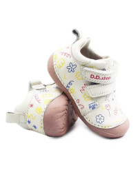Buty Na Jesień Dla Dziewczynek na Rzep DD STEP S015-61675 White