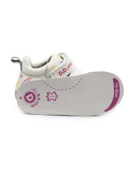 Buty Na Jesień Dla Dziewczynek na Rzep DD STEP S015-61675 White