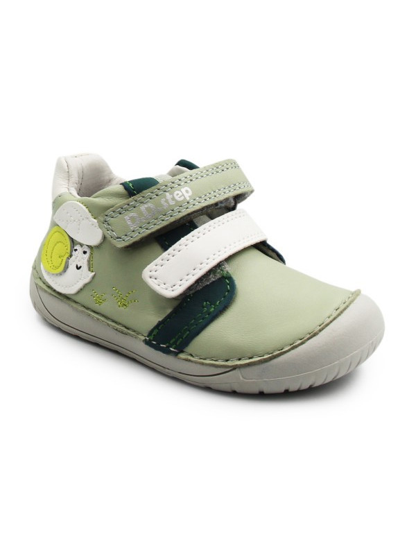 Wiosenne Buty Dziecięce Na Rzep Barefoot DD STEP S070-61995B Mocha