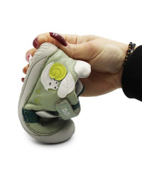 Buty Dziecięce na Jesień Na Rzep Barefoot DD STEP S070-61995B Mocha
