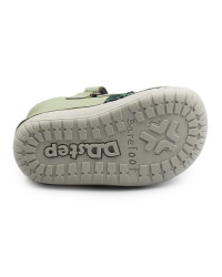 Buty Dziecięce na Jesień Na Rzep Barefoot DD STEP S070-61995B Mocha