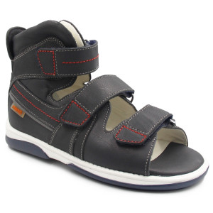 Profilaktyczne sandały dla chłopca z obcasem thomasa na lato MEMO HERMES