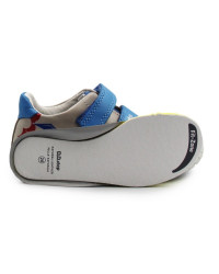 Półbuty Dla Chłopca na Jesień Świecące Elementy LED Szare DD STEP S050-61691AM Dove Grey
