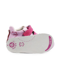 Fioletowe Buty Dla Dziewczynek Na Jesień z Kotkiem DD STEP S015-61267 Daisy Pink