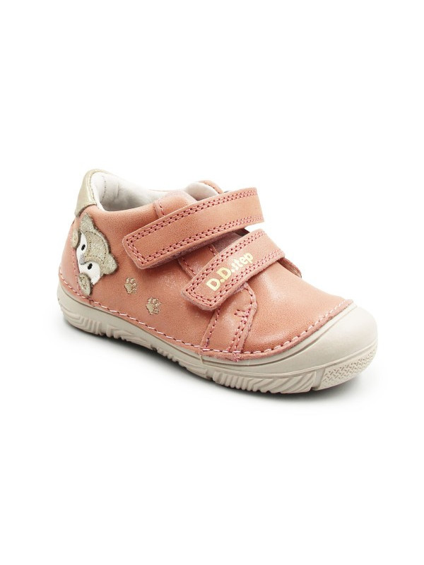 Buty Na Jesień Dla Dziewczynki Na Rzep DD STEP S082-61703C Strawberry