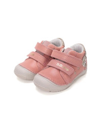 Buty Na Wiosnę Dla Dziewczynki Na Rzep DD STEP S082-61703C Strawberry