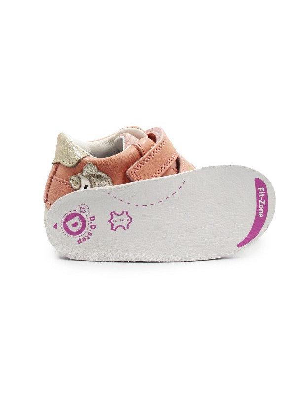 Buty Na Jesień Dla Dziewczynki Na Rzep DD STEP S082-61703C Strawberry