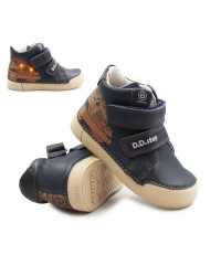 Chłopięce Buty Na Jesień LED Świecące DD STEP Royal Blue A068-52151AM