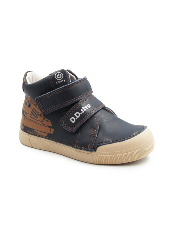 Chłopięce Buty Na Wiosnę LED Świecące DD STEP Royal Blue A068-52151AM