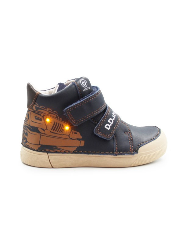 Chłopięce Buty Na Jesień LED Świecące DD STEP Royal Blue A068-52151AM
