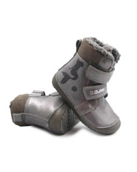 Dziewczęce Buty Na Zimę Ocieplane Świecące w Ciemności Syrenki DD STEP Dark Grey W063-52263AM