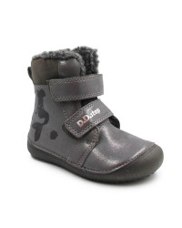 Dziewczęce Buty Na Zimę Ocieplane Świecące w Ciemności Syrenki DD STEP Dark Grey W063-52263AM