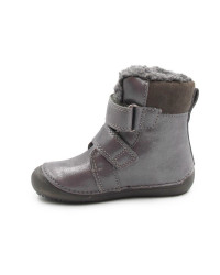 Dziewczęce Buty Na Zimę Ocieplane Świecące w Ciemności Syrenki DD STEP Dark Grey W063-52263AM