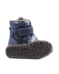 Dziecięce Buty Na Zimę Ocieplane Dla Dziewczynki LED DD STEP Royal Blue W068-52745M