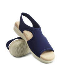 Sandały dla kobiet na lato do pracy Eximp 8024.17 granatowy