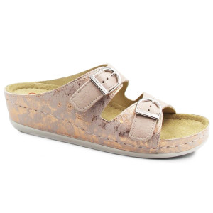 Klapki Damskie Róż Berkemann Luneburg 00742-230