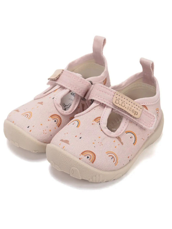 Buty Do Przedszkola Dla Dziewczynki Pudrowy Róż Barefoot DD STEP C086-61991 Baby Pink