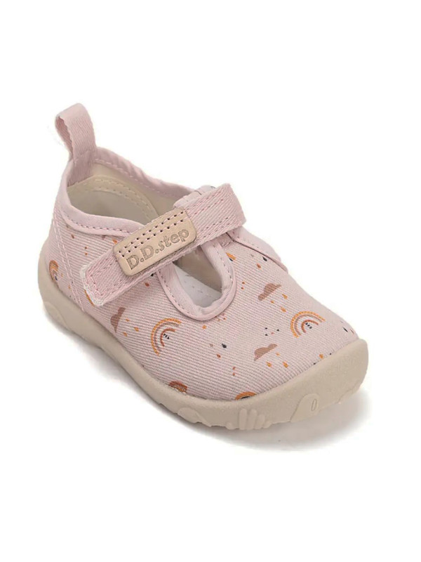 Buty Do Przedszkola Dla Dziewczynki Pudrowy Róż Barefoot DD STEP C086-61991 Baby Pink