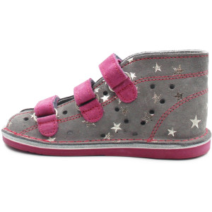 Sandałki dla dziewczynek kapcie profilaktyczne do szkoły Adamki