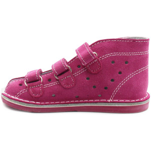 Kapcie profilaktyczne dla dziewczynki do przedszkola z obcasem Thomasa Adamki