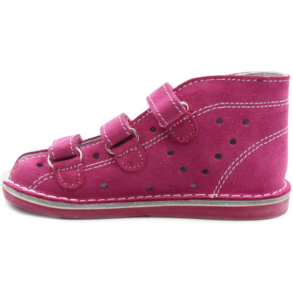 Kapcie profilaktyczne dla dziewczynki do przedszkola z obcasem Thomasa Adamki