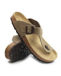 Męskie Klapki Na Lato Japonki Grunland Tito Khaki