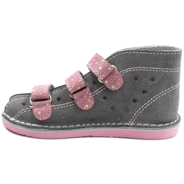 Kapcie profilaktyczno-korekcyjne dziewczęce do przedszkola Adamki