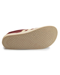 Półbuty damskie barefoot Helios 469 c. wiśnia | skórzane szerokie H+ wygodne buty