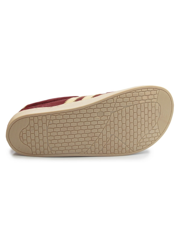 Półbuty damskie barefoot Helios 469 c. wiśnia | skórzane szerokie H+ wygodne buty