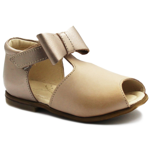 Sandały Dla Dziewczynki Eleganckie z Kokardką Emel ES 2215d-1