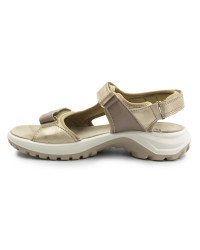 Złote sandały sportowe dla kobiet na lato IGI&CO 1180700