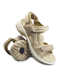 Złote sandały sportowe dla kobiet na lato IGI&CO 1180700