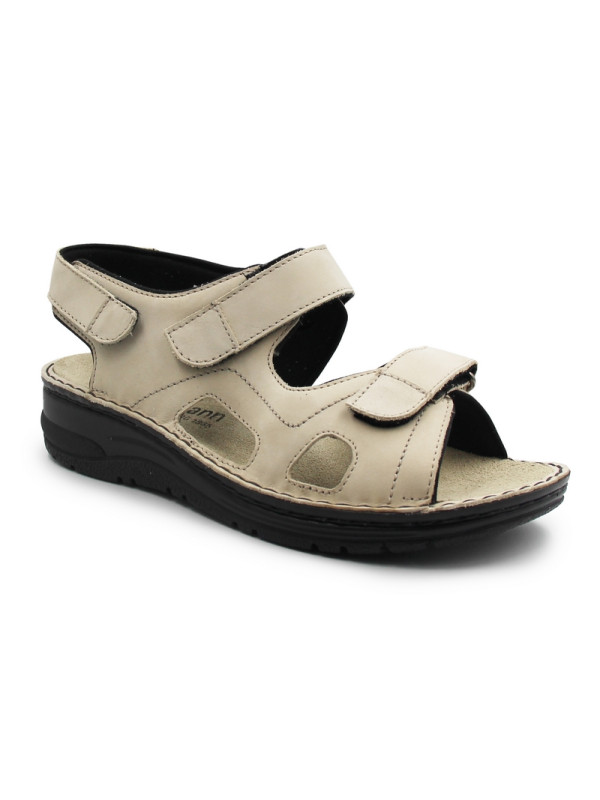 Sandały damskie dla seniorek na lato szerokie Berkemann Lisabella 03121-712