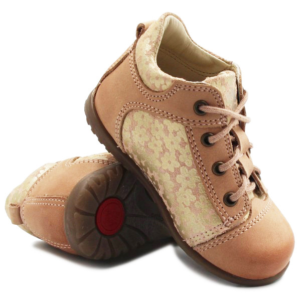 Eleganckie Buty Dla Dziewczynki Sznurowadła Emel E 2369c-3
