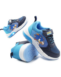 Granatowo-Niebieskie Sneakersy Chłopięce Sonic Świecące LED BARTEK 87060-16