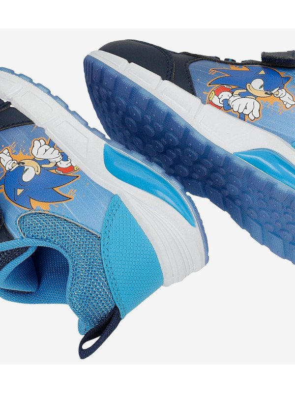 Granatowo-Niebieskie Sneakersy Chłopięce Sonic Świecące LED BARTEK 87060-16